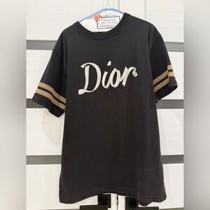 Dior Black Crew Neck Top